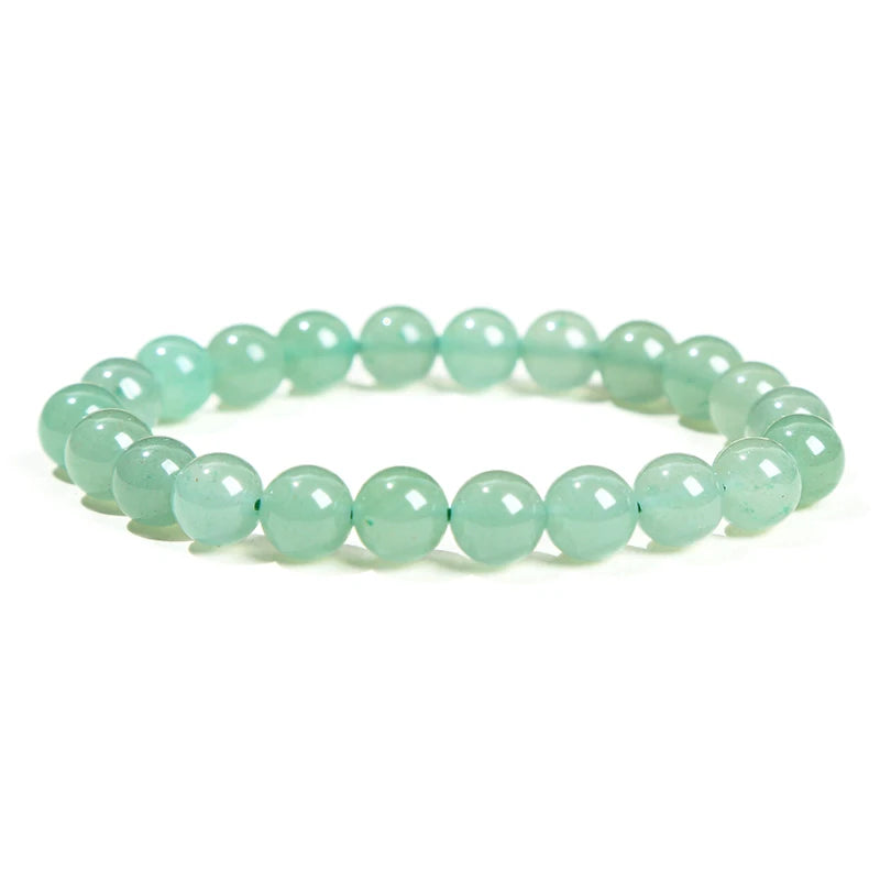 JD Natural Stone Beads Bracelet Amethyst Tiger Eye Crystal Quartz Agate Gem Beads Bangles Women Men Reiki Healling Jewelry Gi