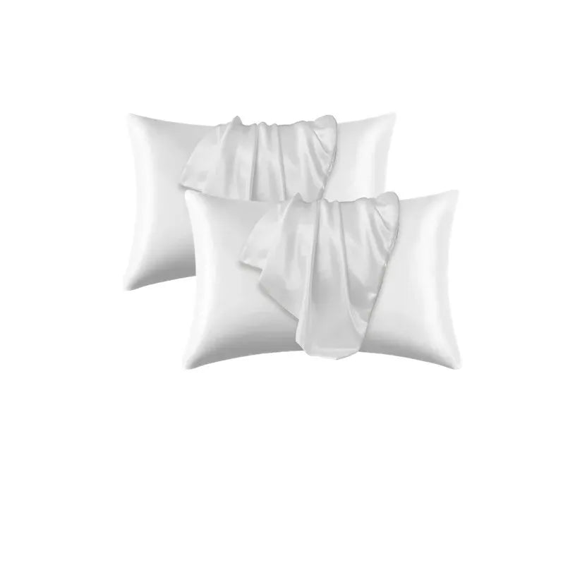 100% Silk Pillowcase Pillow Cover Silky Satin Hair Beauty Pillowcase Comfortable Pillow Case Home Decor Pillow Covers. - 2pcs