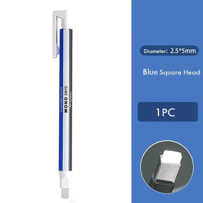 Tombow MONO Zero Eraser Flat / Super Fine Rubber Tip Pen Type Professional High Precision Pencil Eraser For Manga Highlight -