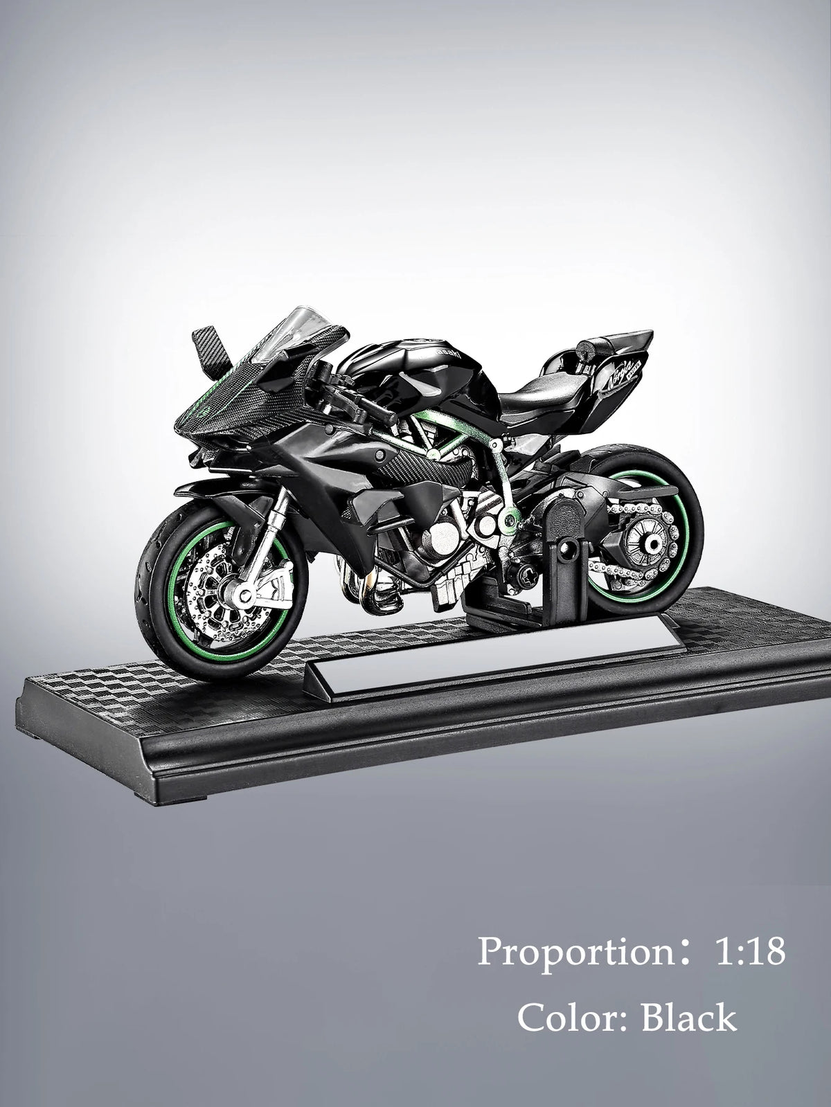 Model Diecast Motocycle Toys Ornament, 1:18/1:36 Car Rotating Rubber Rires Desktop Ornament Gifts