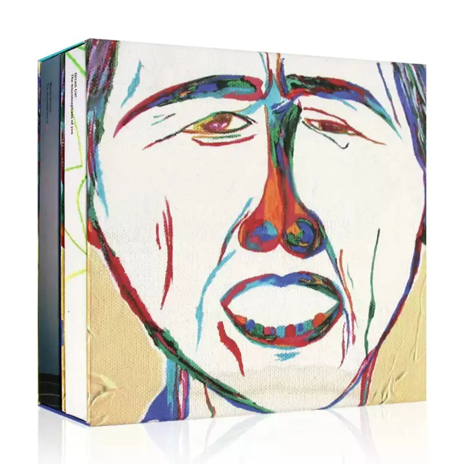 Avant-Garde Art Concept Album Abstract Hand-Painted Portrait Cover Premium Creative Visual Collectible CD Record - Hand-Paint