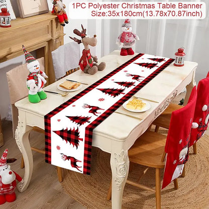 Table Runner Christmas Decoration For Home Decor 2025 Gifts - 7
