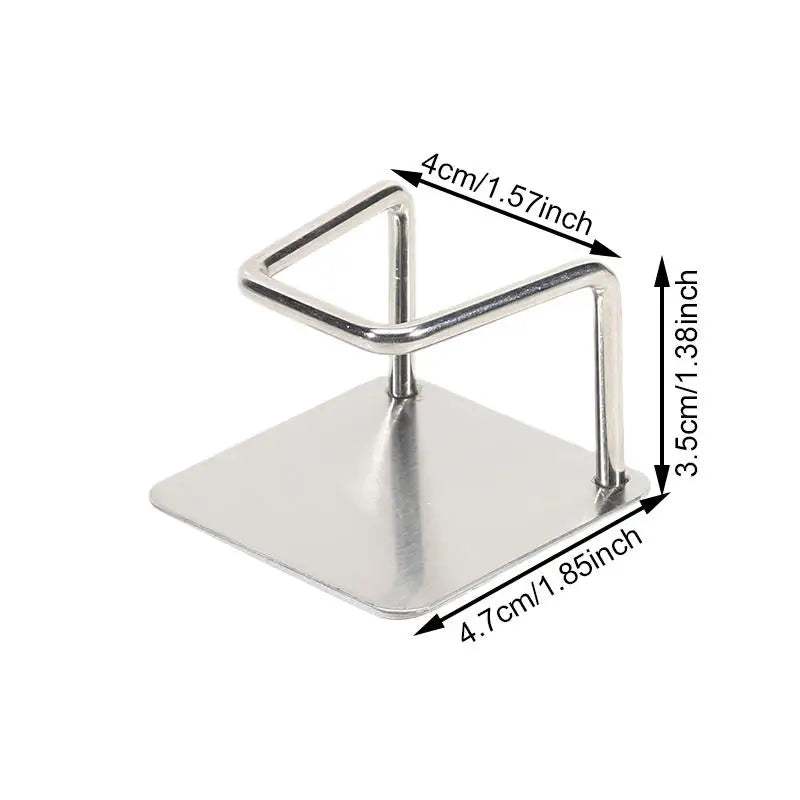 New Wall Mounted Weight Scale Storage Rack Universal Bracket Traceless Paste Space Saving Design Suitable For Home And Bathro