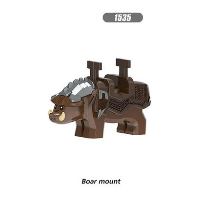 Movie Series Animal Big Dinosaur Building Block Monster Mini Animation Action Figures Model King Toy Children's Gifts - 29