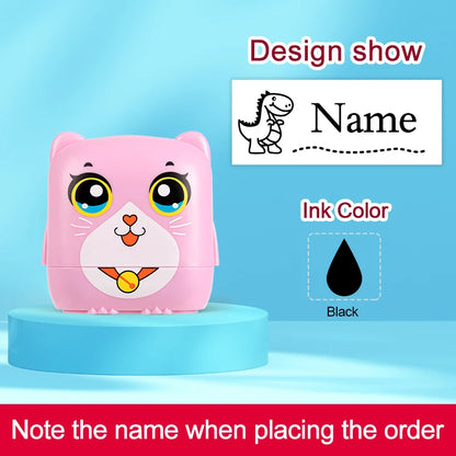 ‌Personalized Custom Name Stamp for Kids - Waterproof Durable School Stamp, Non-Fade Ink,Unique Educational Gift for Students