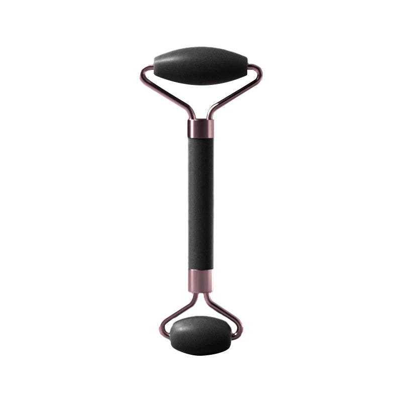 Roller for Face Neck Eye Resin Facial Massage Instrumenr Health Care Scraping Board Musclee Beauty Skincare Tools - Black-03