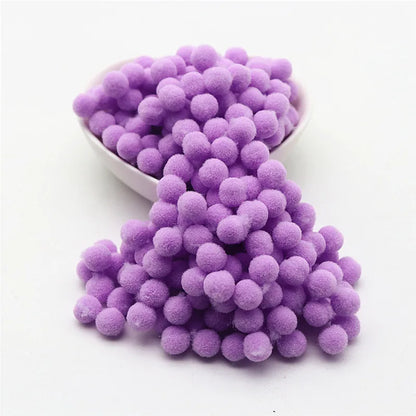 15g Fluffy Soft Pompom 8 Mm 10 Mm 15 Mm 20 Mm 25 Mm 30 Mm Plush Pompom DIY Home Decoration Crafts Toys