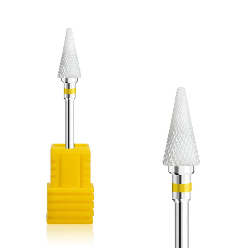 1pcs Ceramic Milling Cutter Nail Drill Bits Electric Manicure Drills Pedicure Mill Bits Machine Files Nail Art accessories To