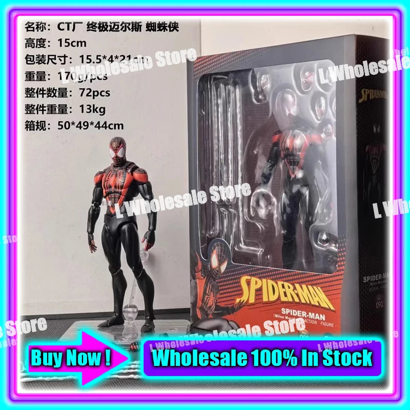 In Stock Mess Toys Superior Symbiote Scarlet Spider Ct Toys Spiderman Daredevil Batman Wolverine Anime Action Figure Gifts To