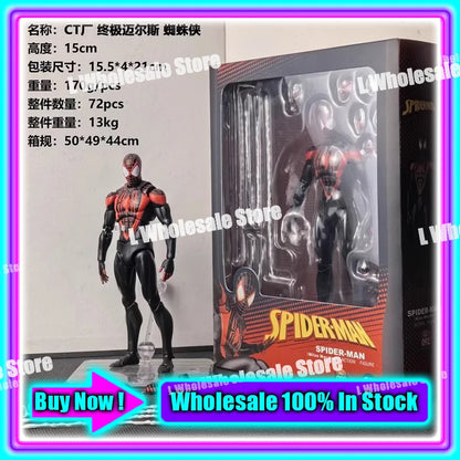In Stock Mess Toys Superior Symbiote Scarlet Spider Ct Toys Spiderman Daredevil Batman Wolverine Anime Action Figure Gifts To