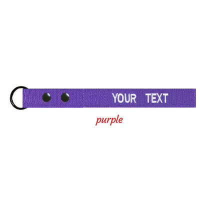 Customized Luggage Tags, Personalized Suitcase Tag, Text Baggage Label, Embroidered