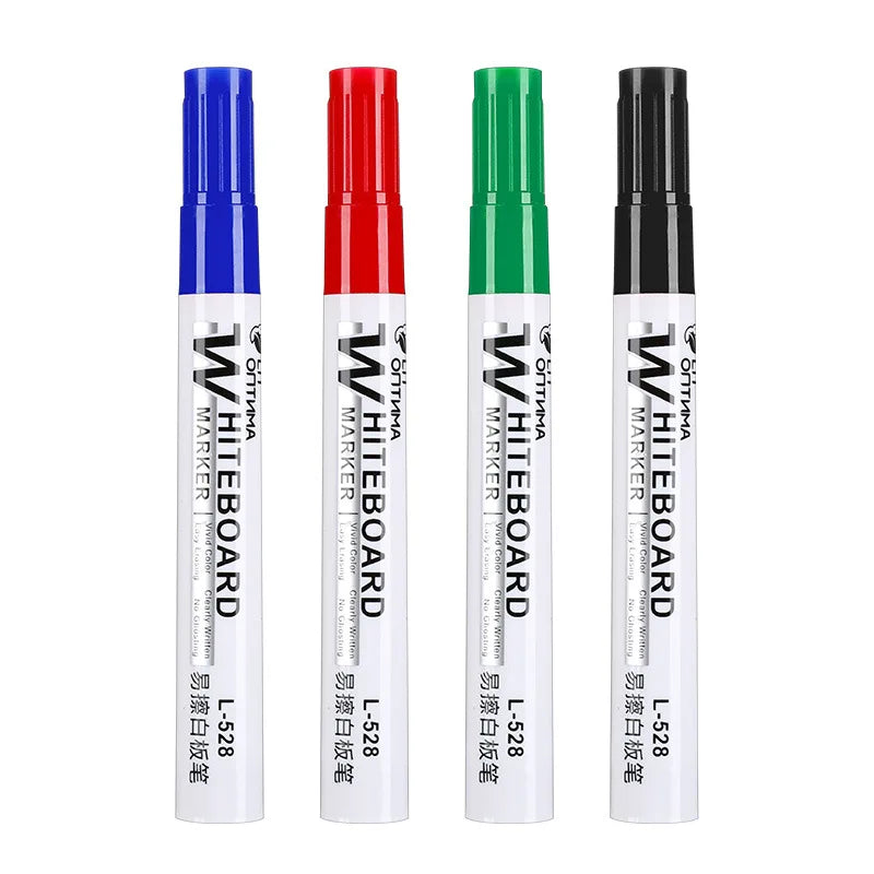 4/10 Pcs Set Erasable Magnetic Whiteboard Marker Pen Blackboard Marker Chalk Glass Ceramics Office School Art Marker Statione