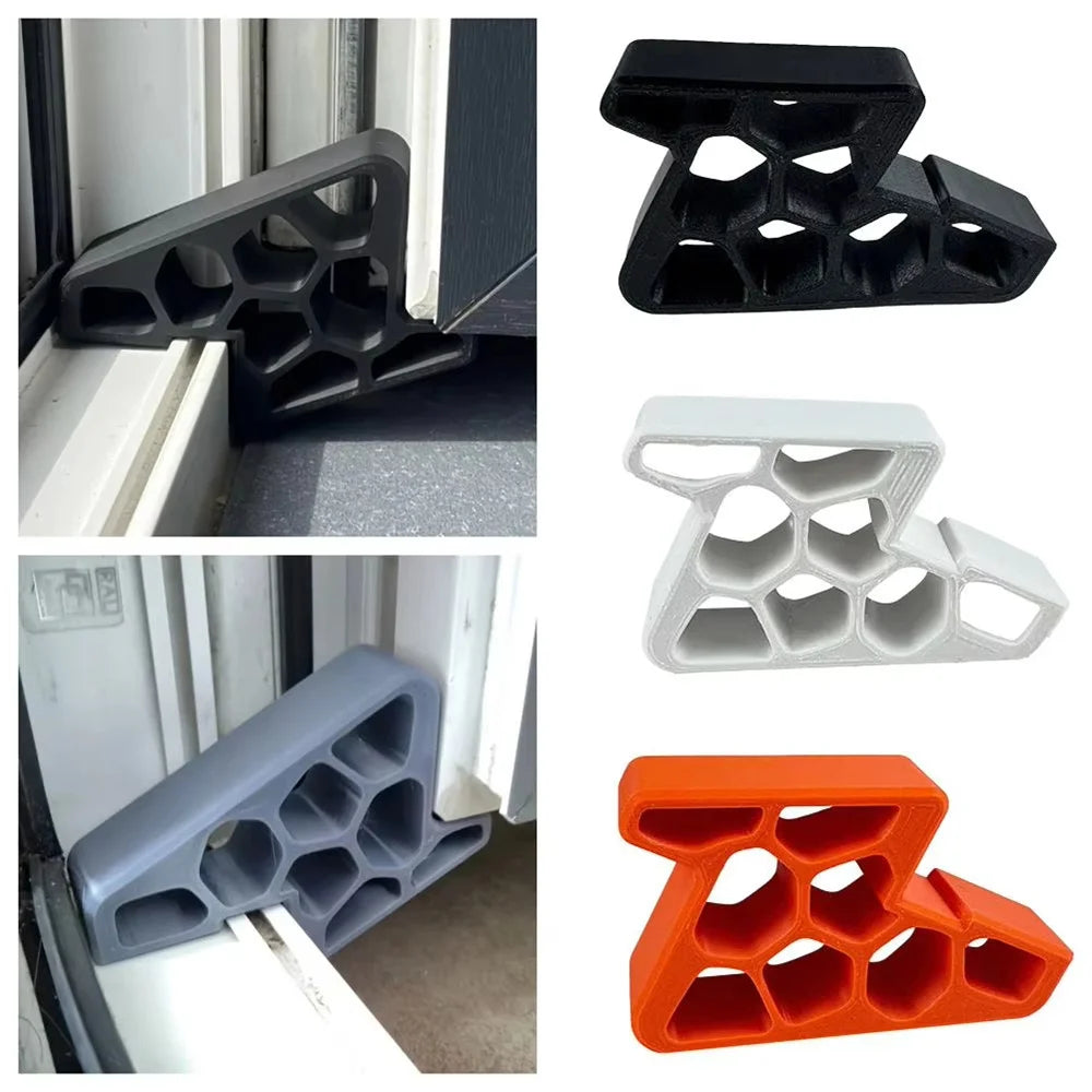 5PCS Heavy Duty Door Stopper Windproof Non-Slip Balcony Window Door Wedge Easy Install for Home Office Bathroom Kitchen Hard