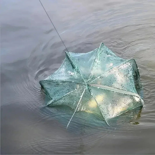 Mesh For Fishing Net/Tackle/Cage Folding Crayfish Catcher Casting/Fish Network Crab/Crayfish/Shrimp/Smelt/Eels Traps Fishing
