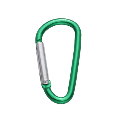 1 Pc Carabiner Rock Aluminum Mountain Buckle Star/Heart/D/Bone Shape Locking Clasp Keychain Multifunction Tools Jewelry Findi