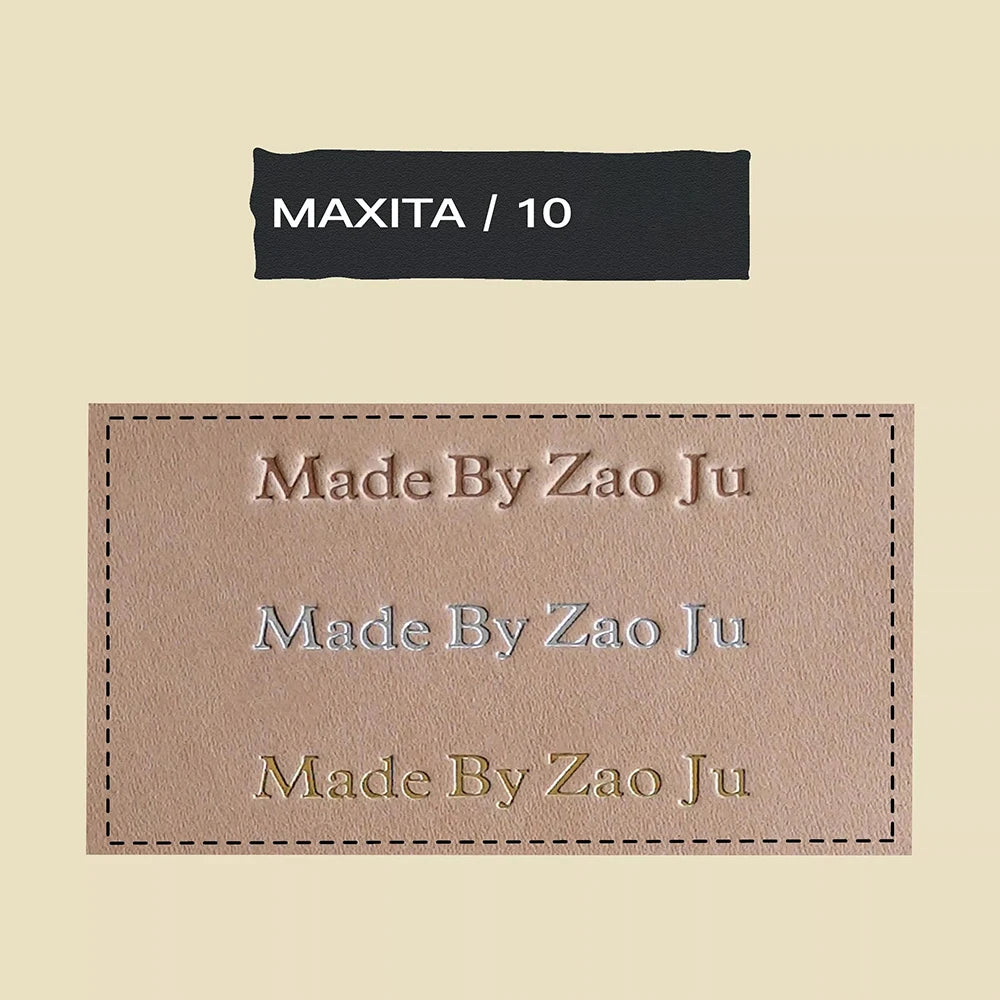 MAXITA Movable Type Hot Foil Stamping Kit | English Brass Type Set for Leather Craft, Packaging, and DIY Embossing 306Pcs - F