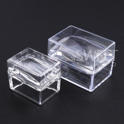 Square Nails Art Stamping Plates Kit French Manicure Transparent Silicone Polish Stencil Template Seal Stamper Scraper Nail T