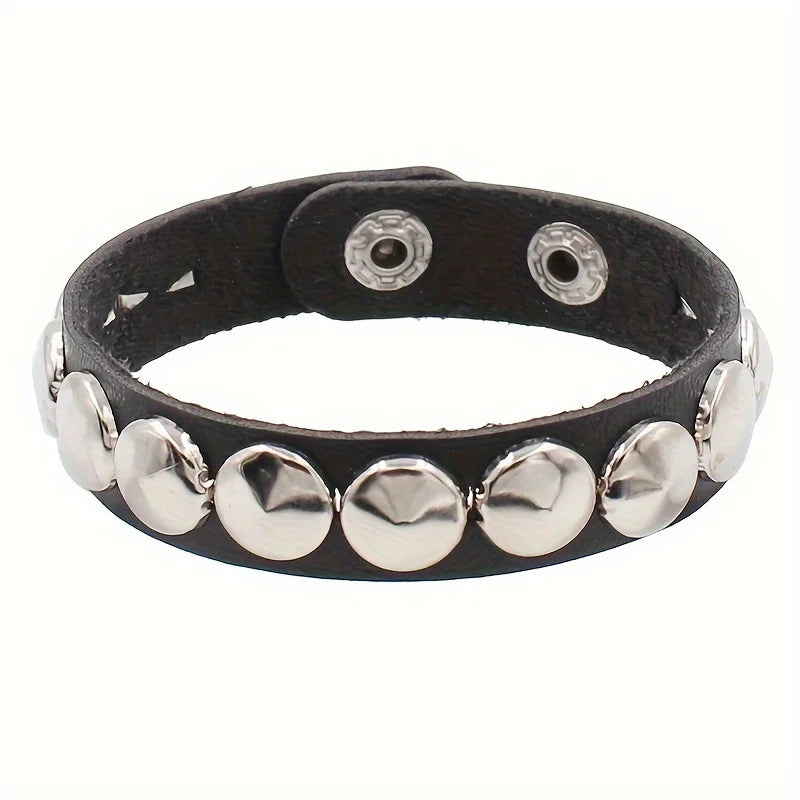Fashion Gothic Punk Retro Multi Chain Street Dance Bracelet For Halloween Cosplay Christmas Party Birthday Lovers Gifts - Sty