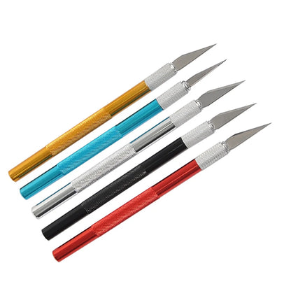 Metal Carving Scalpel Knife Tools Kit Anti-Slip Blades Engraving Craft Craft Knives Mobile Phone PCB DIY Hobby Repair Hand To