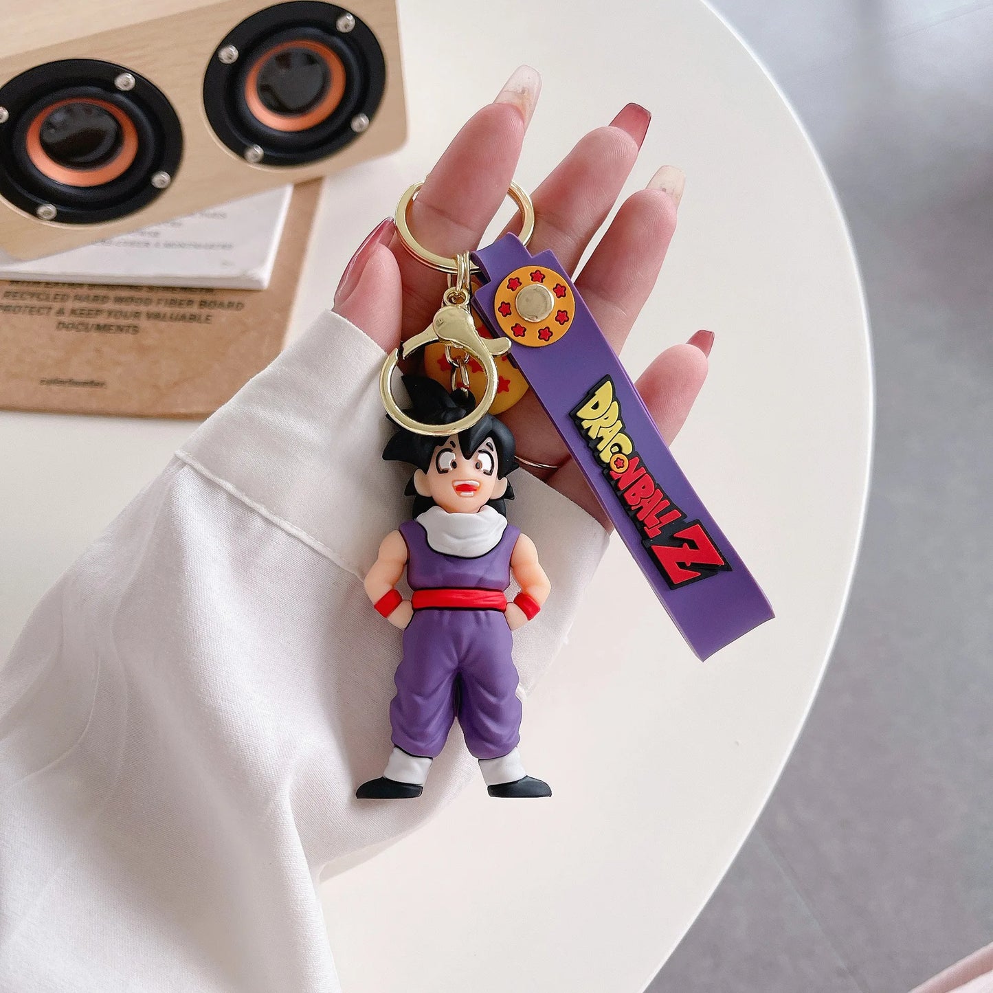 Dragon Ball Keychains with Cool Saiyan Designs for Backpacks Authentic Dragon Ball Cosplay Accessories for Fans