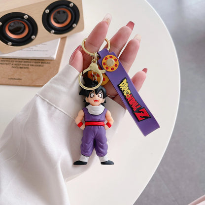 Dragon Ball Keychains with Cool Saiyan Designs for Backpacks Authentic Dragon Ball Cosplay Accessories for Fans