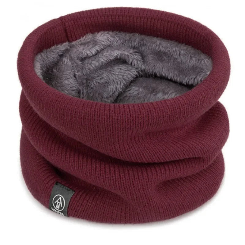 Knitted Neck Warmer Sports Scarf Fashion Soft Women Men Face Cover Winter Skating Running Hiking Scarves Thick Cold-proof Col