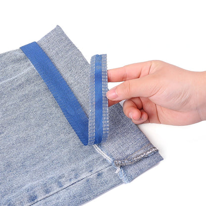 5M Self-Adhesive Iron-On Hem Tape Iron on Pants Trouser Edge Shorten Repair Pants For Jean Clothing Apparel DIY Sewing Fabric