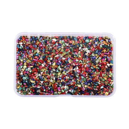 30g/Box Crushed Glass Stones Resin Filling Irregular Broken Stone for DIY Epoxy Resin Mold Crafts Nail Art Decoration Materia