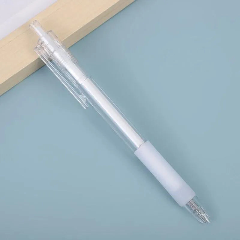Press Cutter Pen Handwork DIY Washi Tape Cutter Business Stationary Office School Supplies Art Knife - WHITE