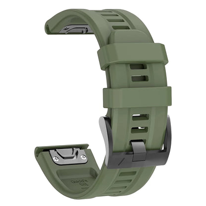 QuickFit 22mm 26mm Strap for Garmin Epix Gen 2 Silicone Band for Garmin Fenix 7 7X 5Plus 6XPro Enduro 2 Bracelet Watchband - 