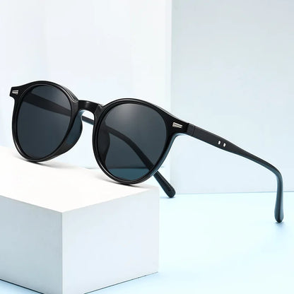 Vintage Round Sunglasses for Women Men Circular Sun Glasses Female Oval Eyewear Sunglasses for Male Female Eyeglasses