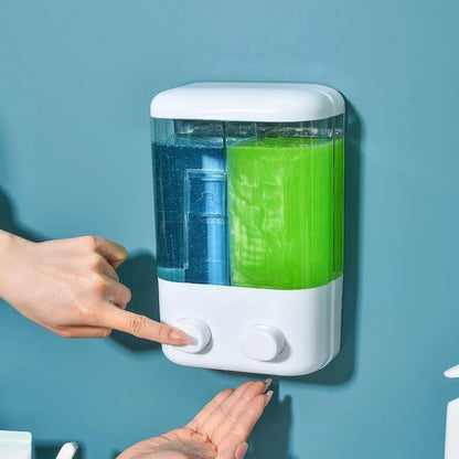 500/1000ML Wall Mounted Soap Dispenser Manual Press Soap Dispenser Shampoo Shower Gel Container Bottle Bathroom Liquid Dispen