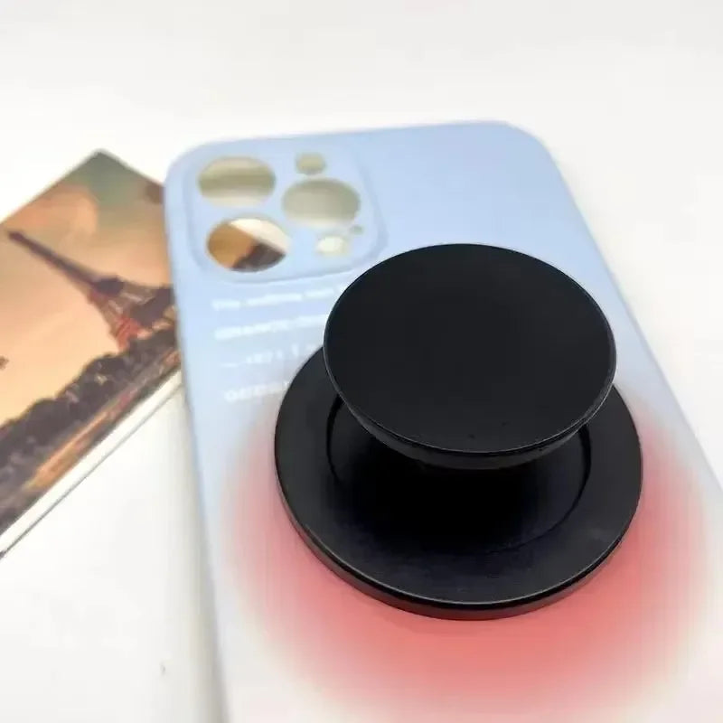 Magnetic Safe Ring Finger Expanding Stand Folding Mobile Phone Grip Holder Socket Pocket Support for iPhone Mac Samsung Xiaom