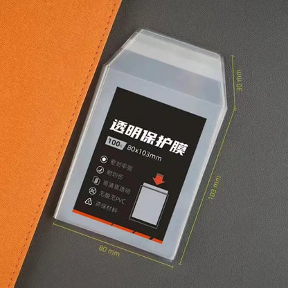 100PCS Clear Magnetic Card Holder Protective Film Hard Plastic Card Sleeves 35PT-100PT Waterproof Protector For Game Photo Ca