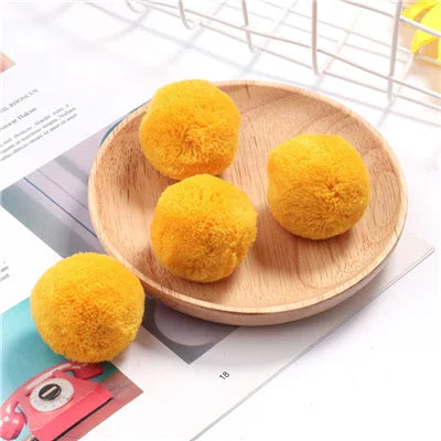 Multi Size Pom Piel 15mm/20mm/25mm/30mm/40mm Soft Pompones Fluffy Plush Crafts DIY Pom Pom Bal Wedding Sewing Party Accessori