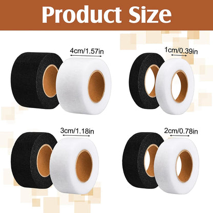 50M Iron on Hemming Tape No Sew Hem Tape Fabric Fusible Hemming Strip for Pants Jeans Curtains Dress Sewing Fabric Clothes