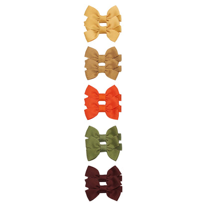 10/20/25/50pcs Baby Girls Hair Bows in Pairs 2'' Ribbon Bows Alligator Hair Clips Barrettes for Infants Toddlers Girls Kids