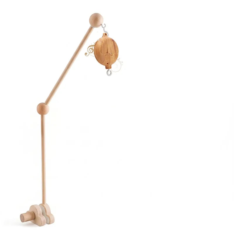 Revolving Music Box For Newborns Baby Crib Imitation Wood Color Hanging Rattle Baby Soothing Musical Toys 0-12 Months Baby Gi