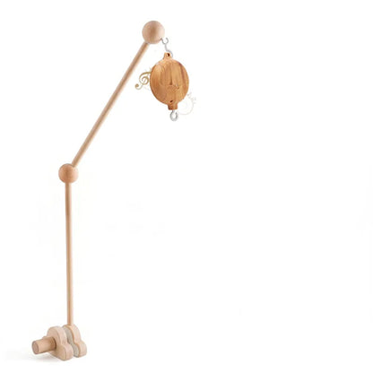 Revolving Music Box For Newborns Baby Crib Imitation Wood Color Hanging Rattle Baby Soothing Musical Toys 0-12 Months Baby Gi