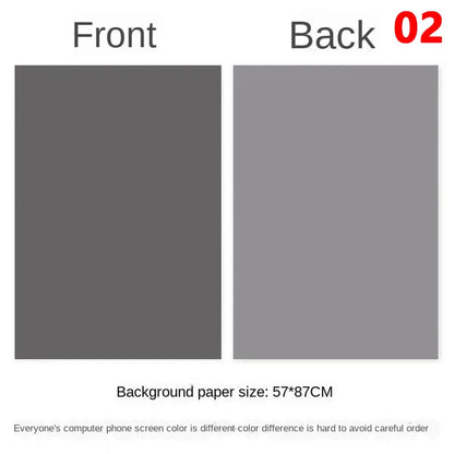 Photography Backdrops Wallpaper 57*87cm 2sides Solid Color Photo Background Props for Photo Studio Newborn Product Photograph