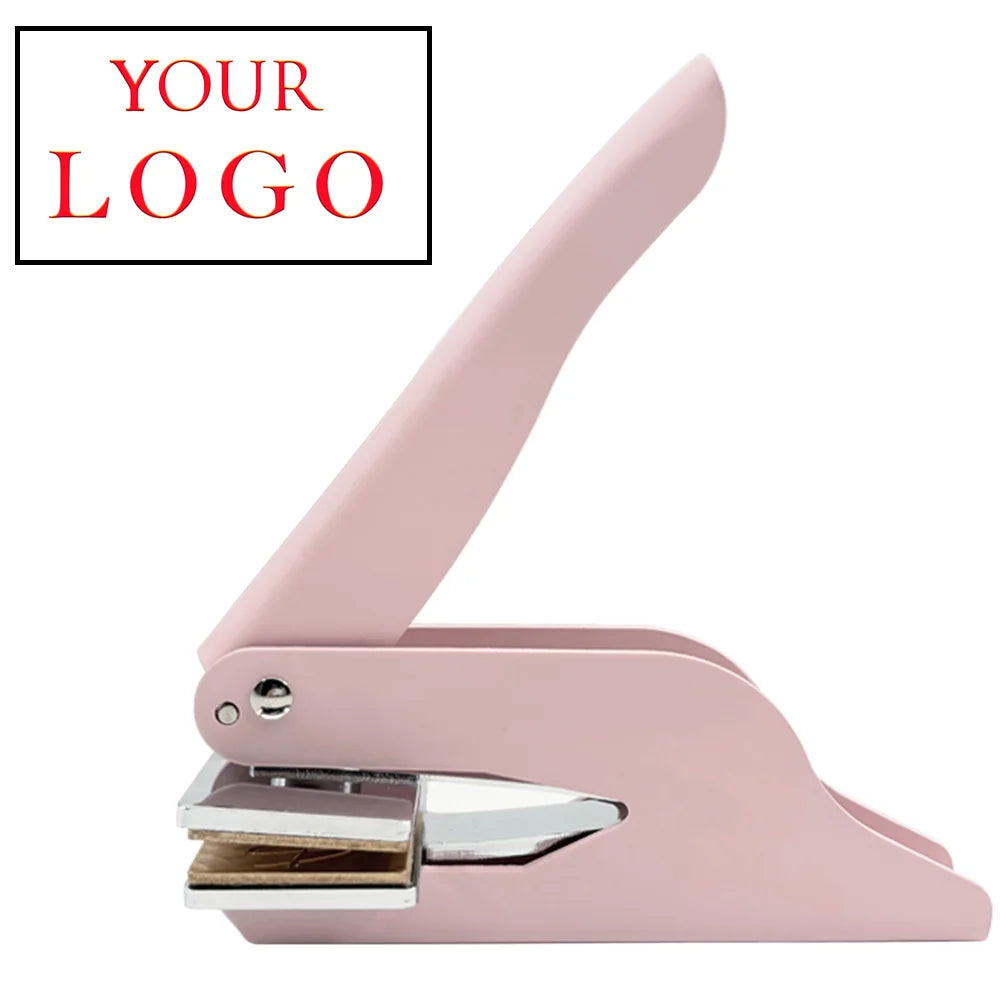 Embosser Stamp LOGO Customized Wedding Library Book Private Seals Customization Envelope Party Invitation Embossing Stamps DI