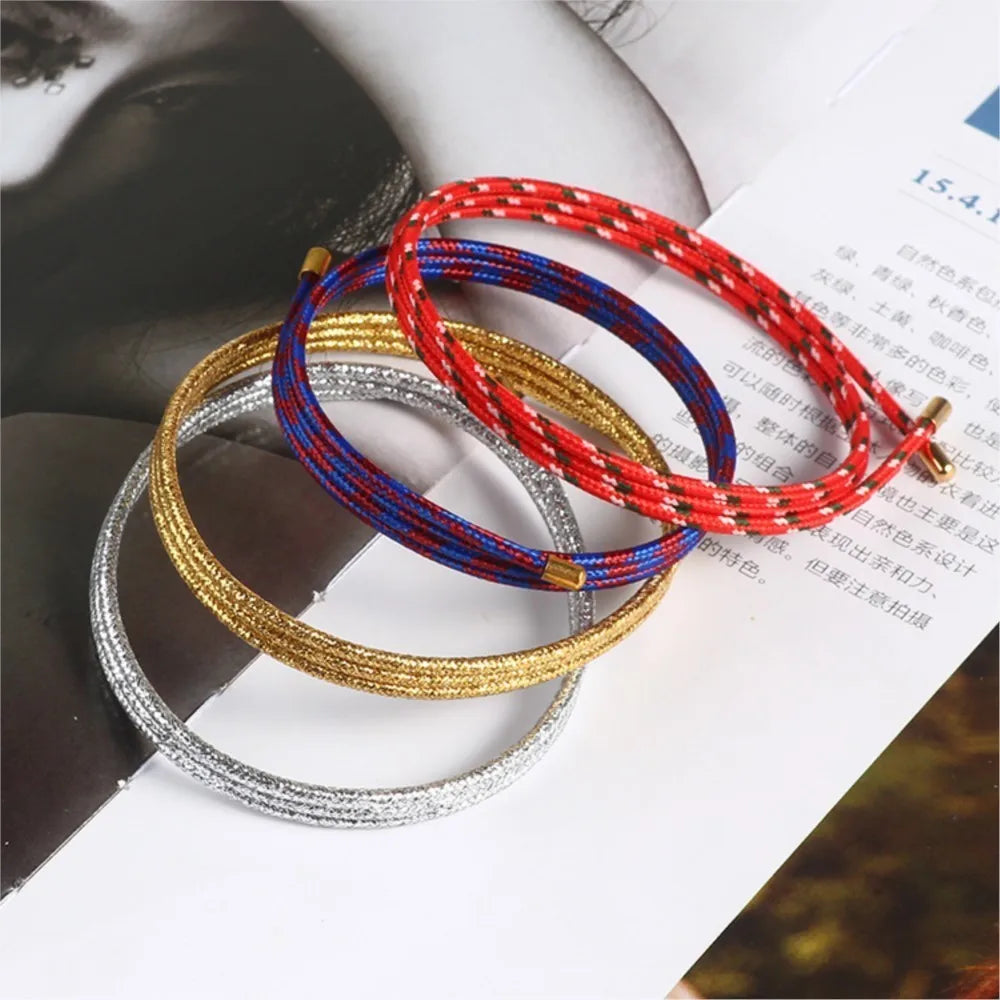1PC Multicolor Magnetic Rope 51cm Adjustable Bracelets Rope For DIY Fashion Women Men Necklace Jewelry Making Accessories