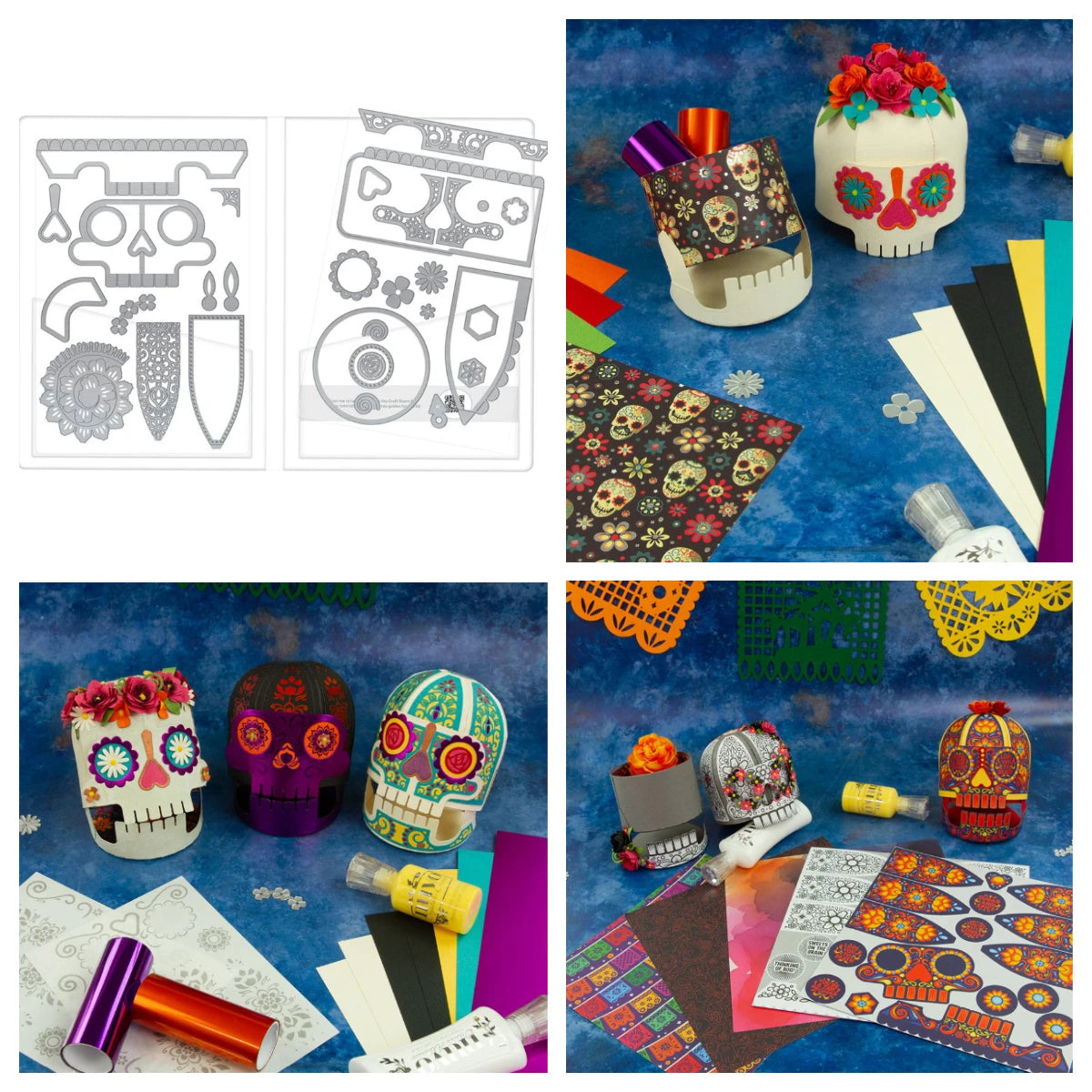 Halloween Gift Box Metal Cutting Dies Christmas North Pole Pals Die Cut Craft DIY Embossing Scrapbooking Supplies Template Mo