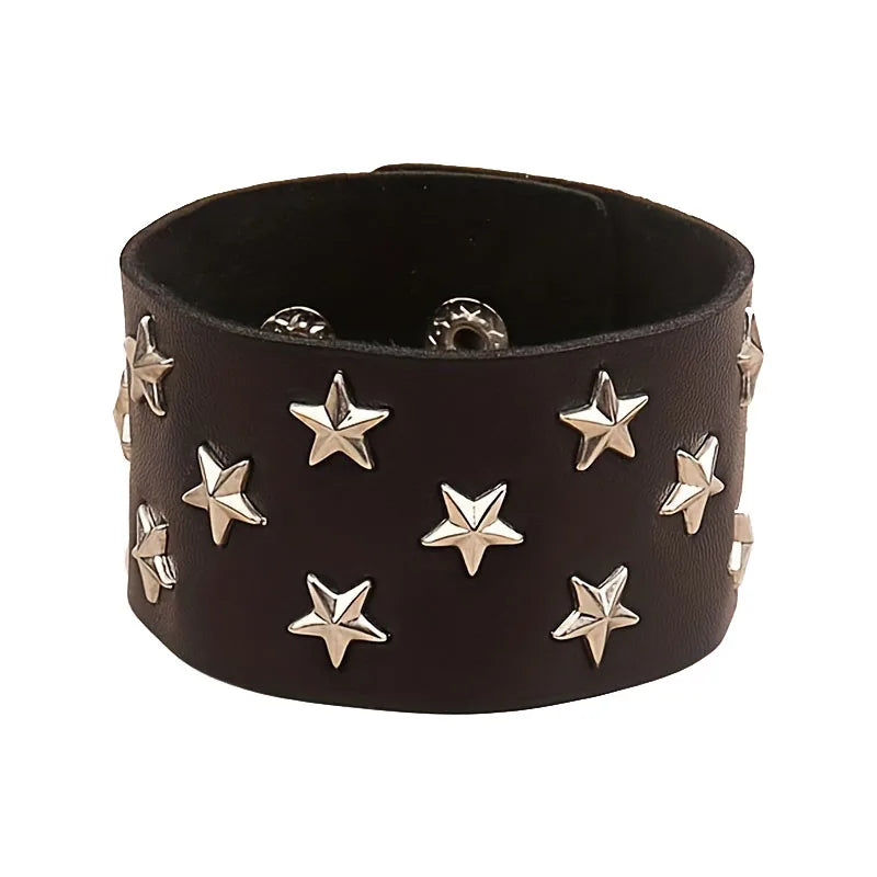 Fashion Gothic Punk Retro Multi Chain Street Dance Bracelet For Halloween Cosplay Christmas Party Birthday Lovers Gifts - Sty