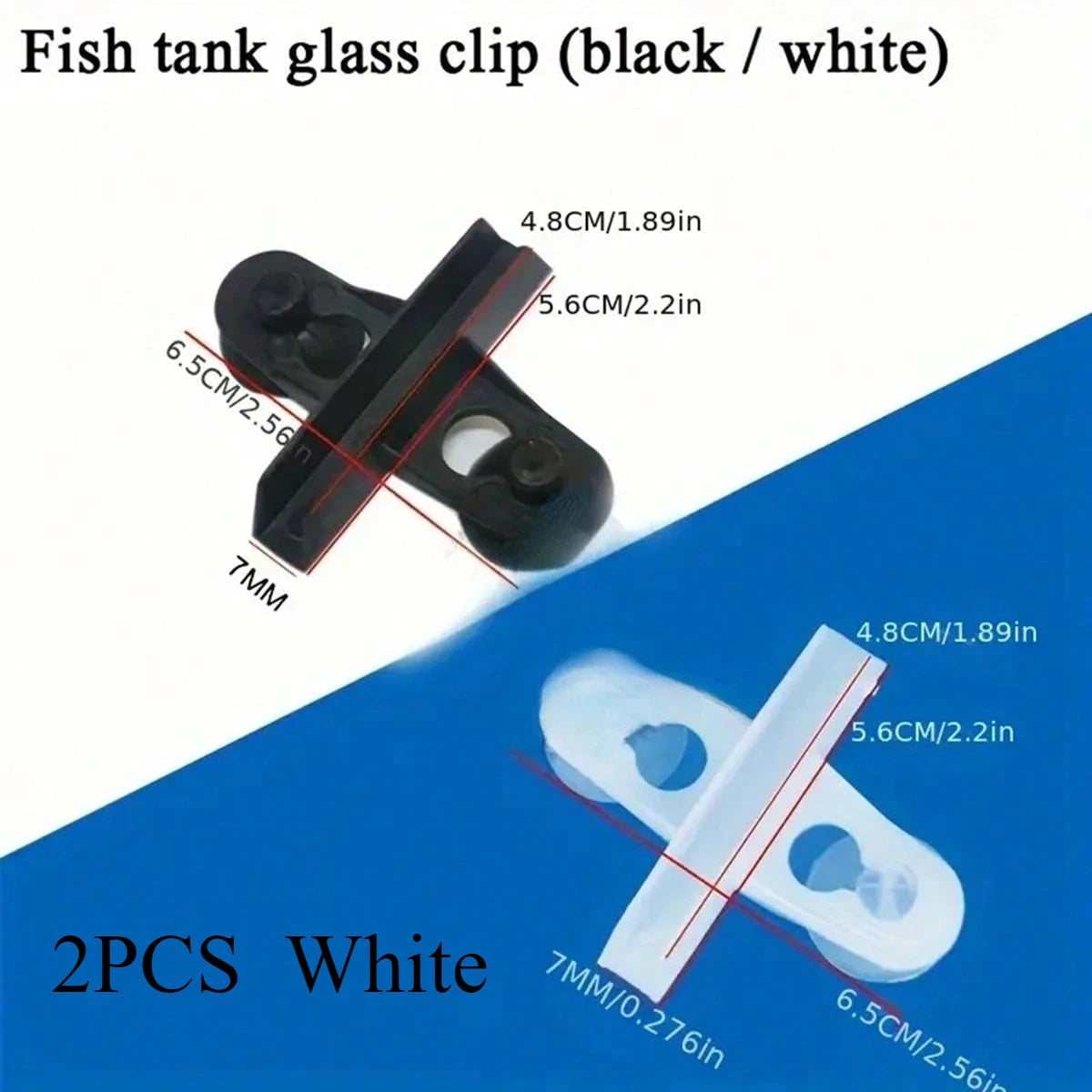 Adjustable Aquarium Divider Grid with Suction Cups Freely Move Up Down Ideal for Fish Tank Partitioning Easy to Install - 2 P