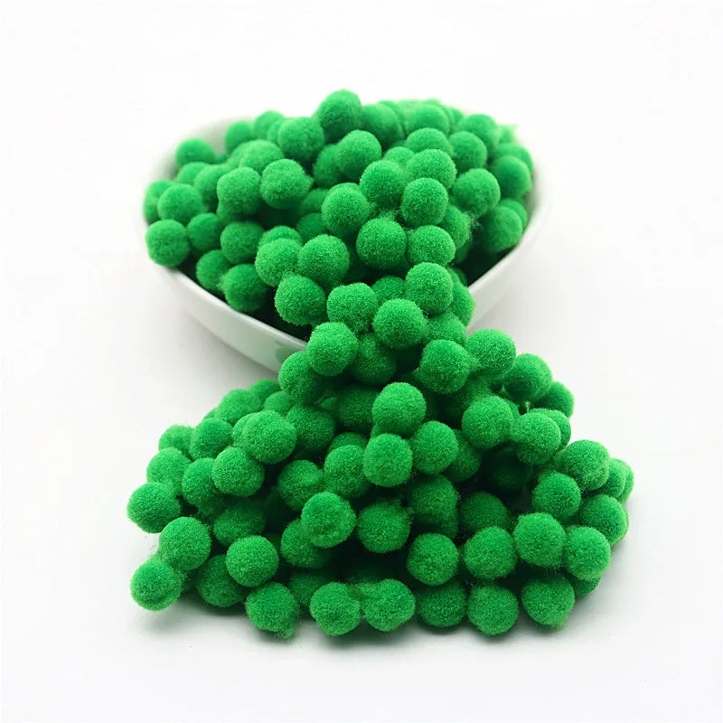 15g Fluffy Soft Pompom 8 Mm 10 Mm 15 Mm 20 Mm 25 Mm 30 Mm Plush Pompom DIY Home Decoration Crafts Toys - 19 / 8mm 15g