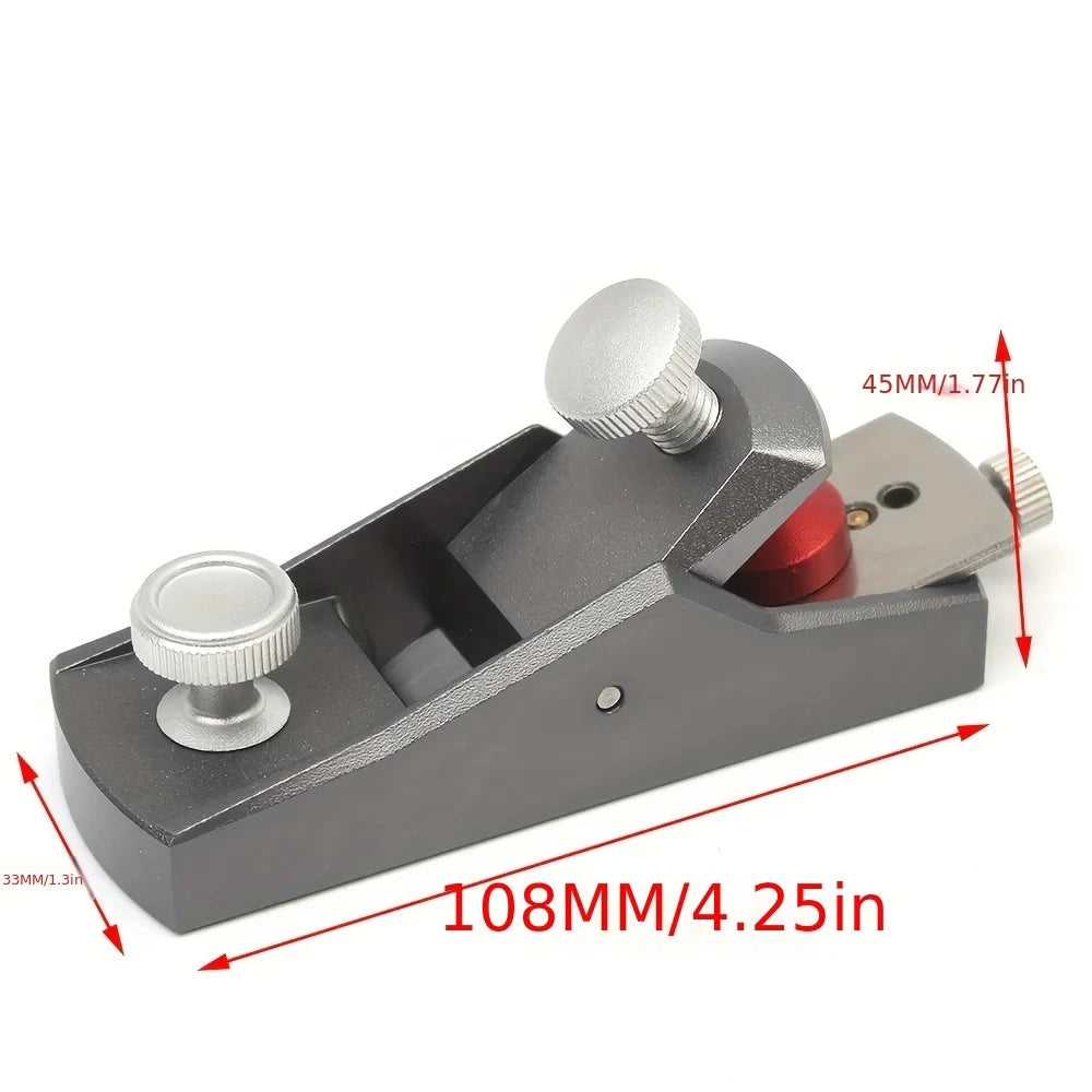 1Pc Woodworking Planer Mini Aluminum Alloy Hand Planer DIY Carpenter Tools European Flat Plane Bottom Edge Wood Trimming Plan