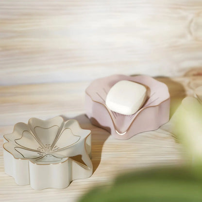 Resin Silicone Mold, DIY Epoxy Resin Mold for Making Flower Shaped Soap Storage Box, Hand Pouring and Shaping