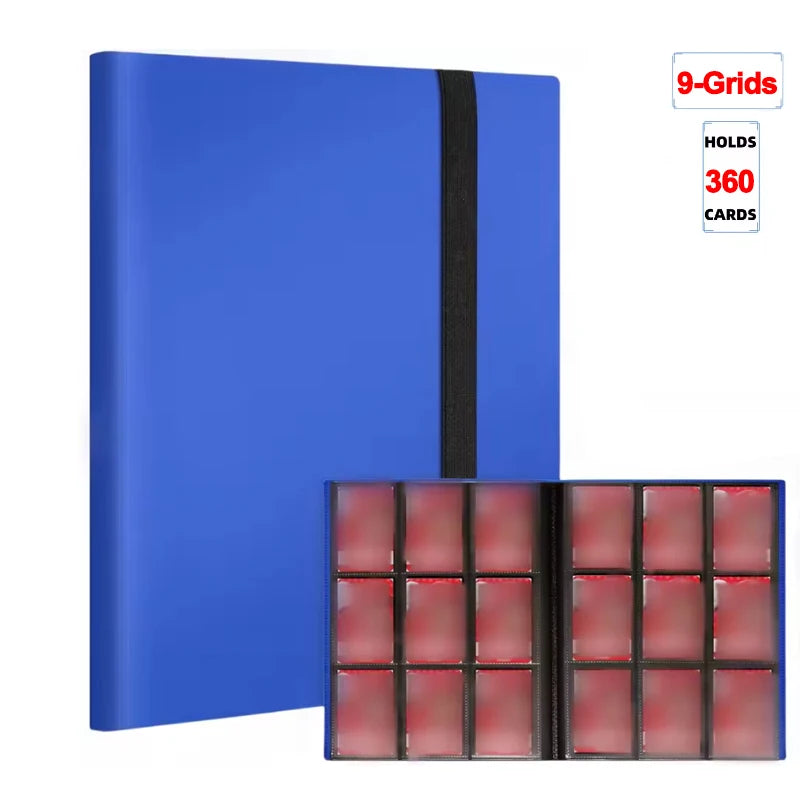 1Pc Card Binder 160/360/480 Trading Card Holder Book Durable Side Loading Card Book With Gaming Cards PP Cover Binder For Car