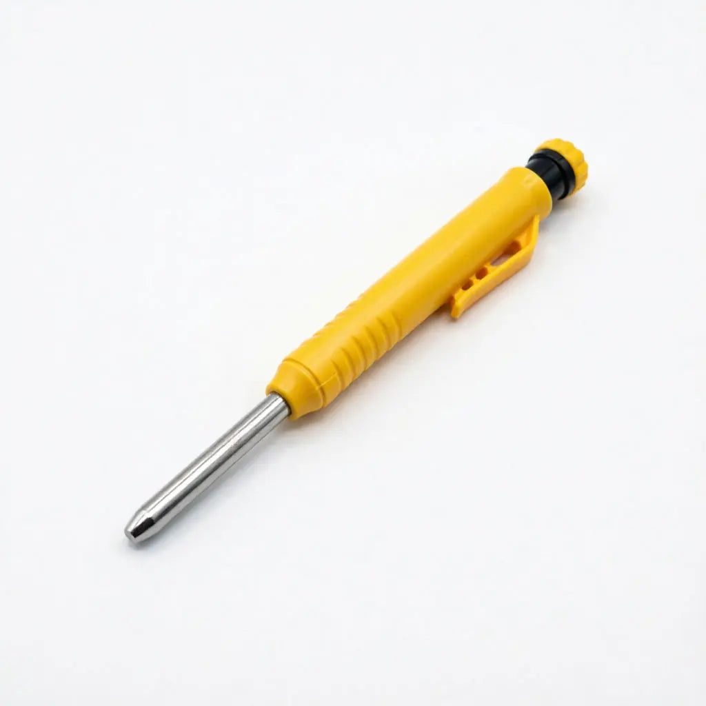 Woodworking Pencil Card and Refill Deep Hole Marking and Drawing with 2.8mm Reliable and Durable Lead for Carpenters Engineer